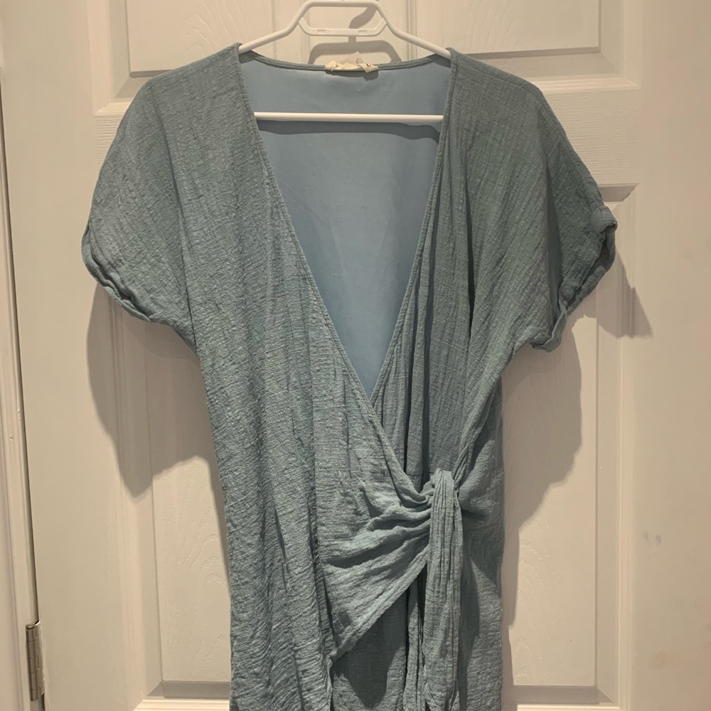 Peach Love California Blue Boho Toga Dress - Picture 2 of 5